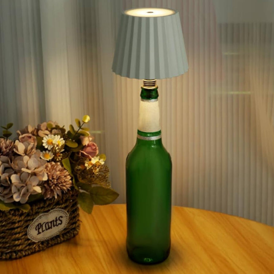 Textured Bottle Lamp