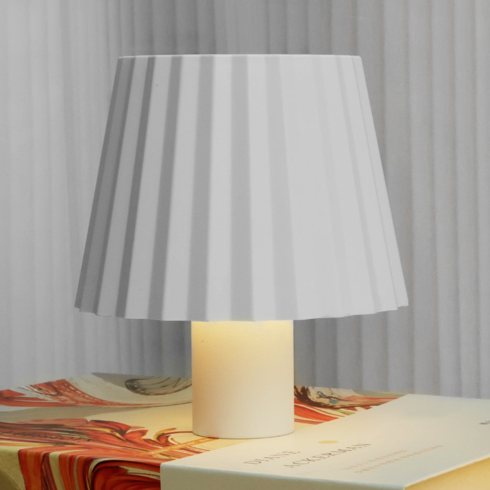 Textured Cylinder Bottle Lamp
